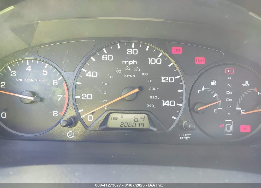 2001 HONDA ACCORD 2.3 EX VIN: 1HGCG56691A092790