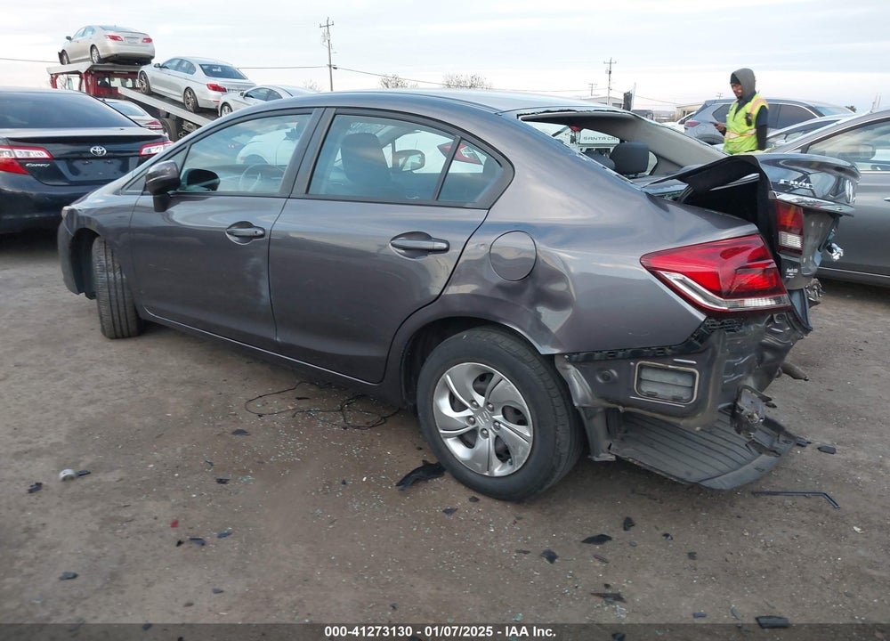 2015 HONDA CIVIC VIN: 19XFB2F54FE286194