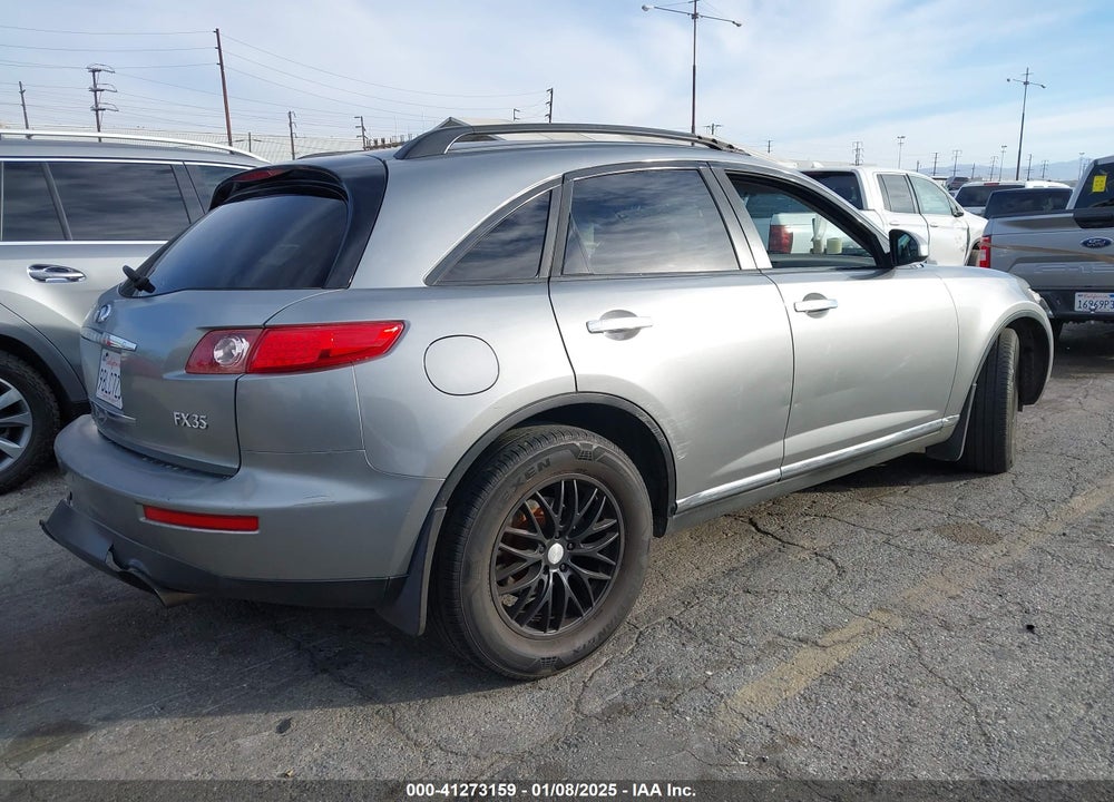 2008 INFINITI FX35 VIN: JNRAS08U18X105350