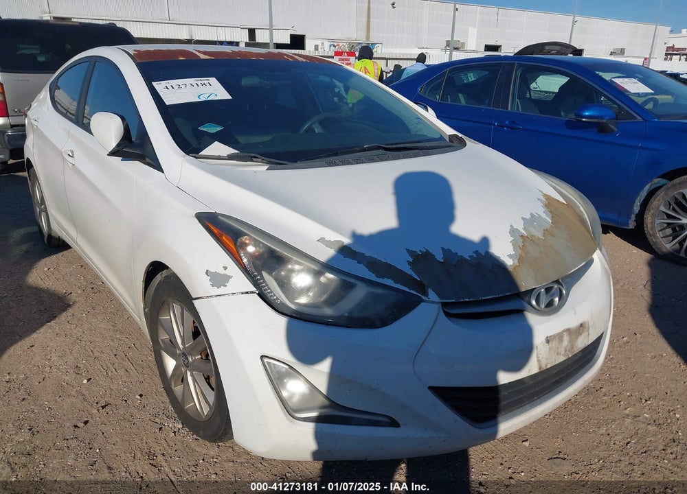 2014 HYUNDAI ELANTRA SE VIN: 5NPDH4AE9EH485812