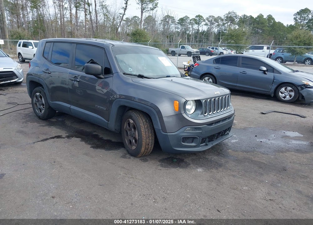 2016 JEEP RENEGADE SPORT VIN: ZACCJAAT0GPC71492