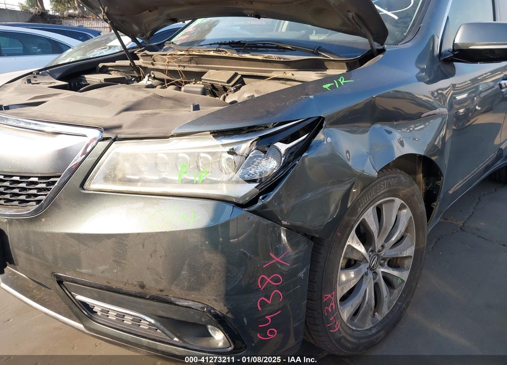 2015 ACURA MDX TECHNOLOGY PACKAGE VIN: 5FRYD4H42FB018644