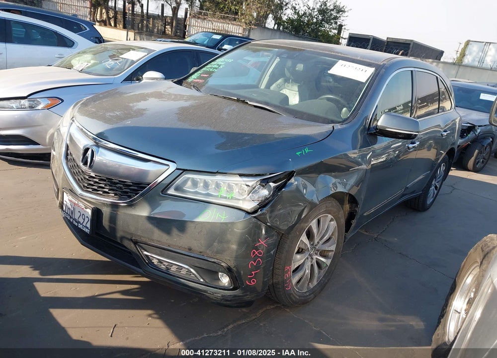 2015 ACURA MDX TECHNOLOGY PACKAGE VIN: 5FRYD4H42FB018644