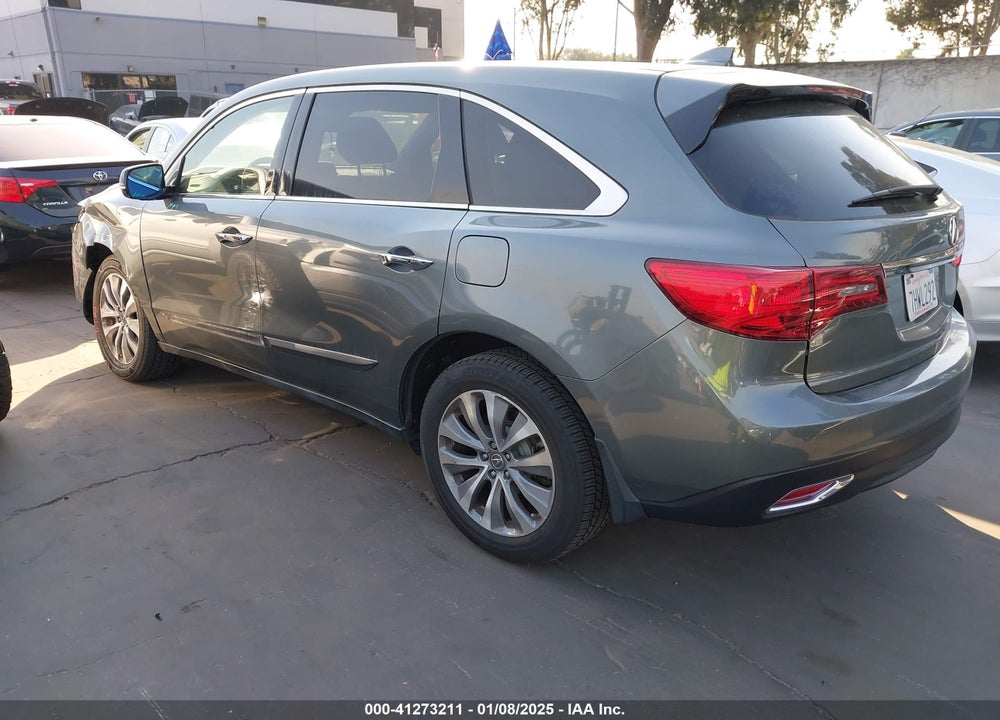 2015 ACURA MDX TECHNOLOGY PACKAGE VIN: 5FRYD4H42FB018644