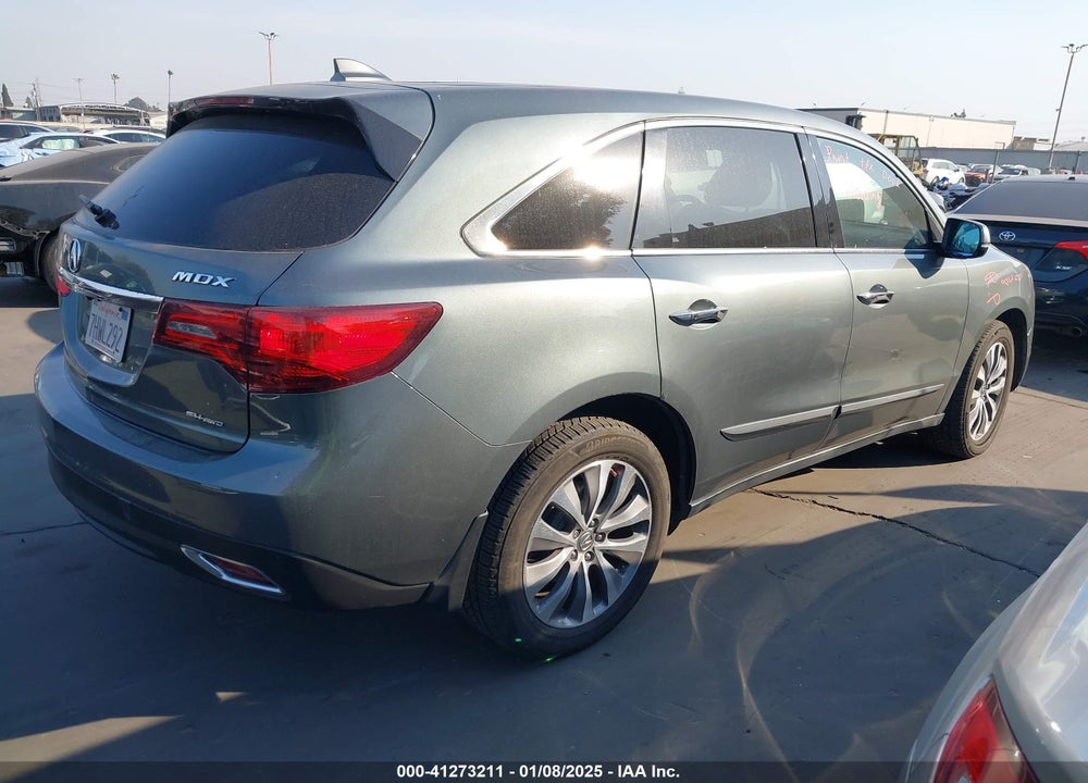 2015 ACURA MDX TECHNOLOGY PACKAGE VIN: 5FRYD4H42FB018644