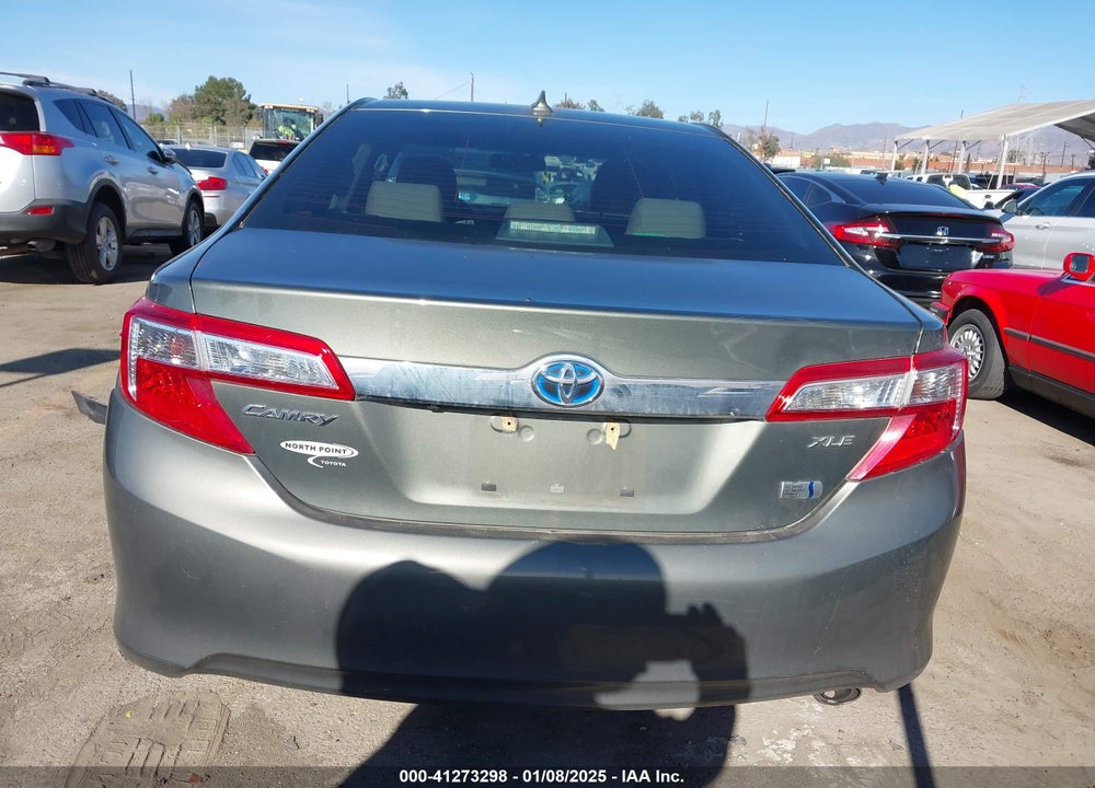 2012 TOYOTA CAMRY HYBRID VIN: 4T1BD1FK0CU040633