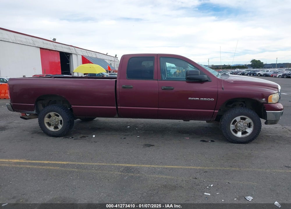 2003 DODGE RAM 2500 SLT/LARAMIE/ST VIN: 3D7KU28C23G765403