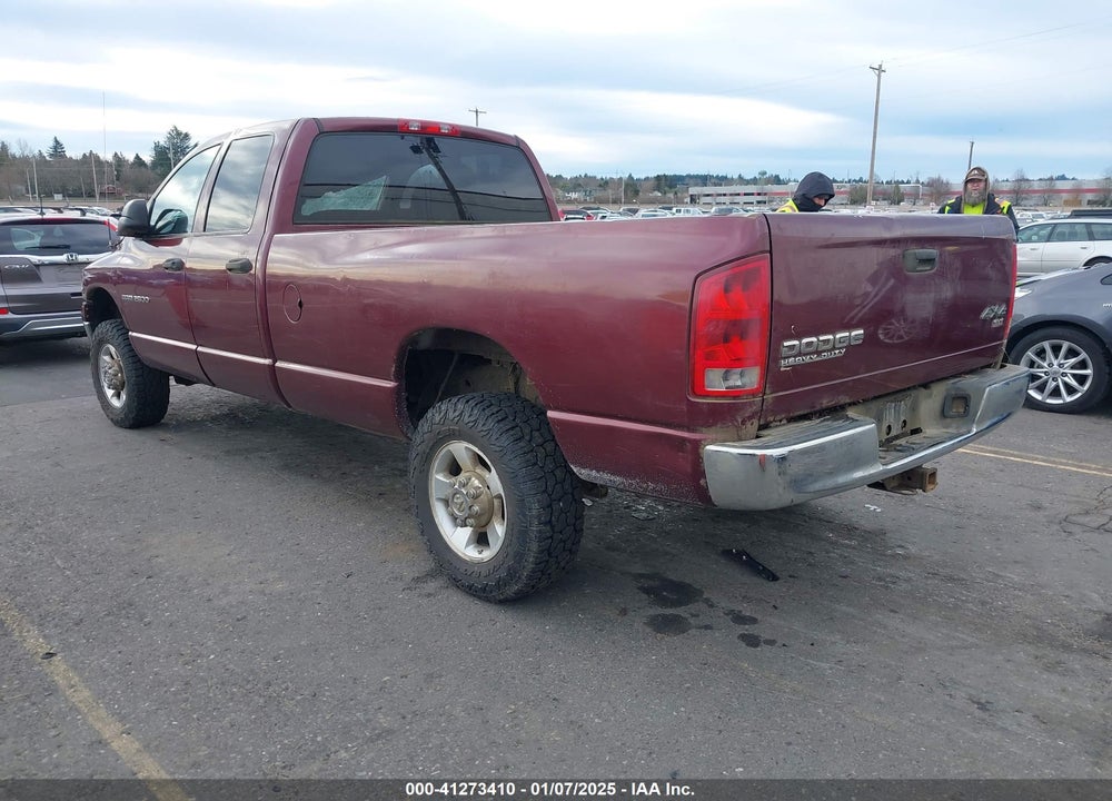 2003 DODGE RAM 2500 SLT/LARAMIE/ST VIN: 3D7KU28C23G765403