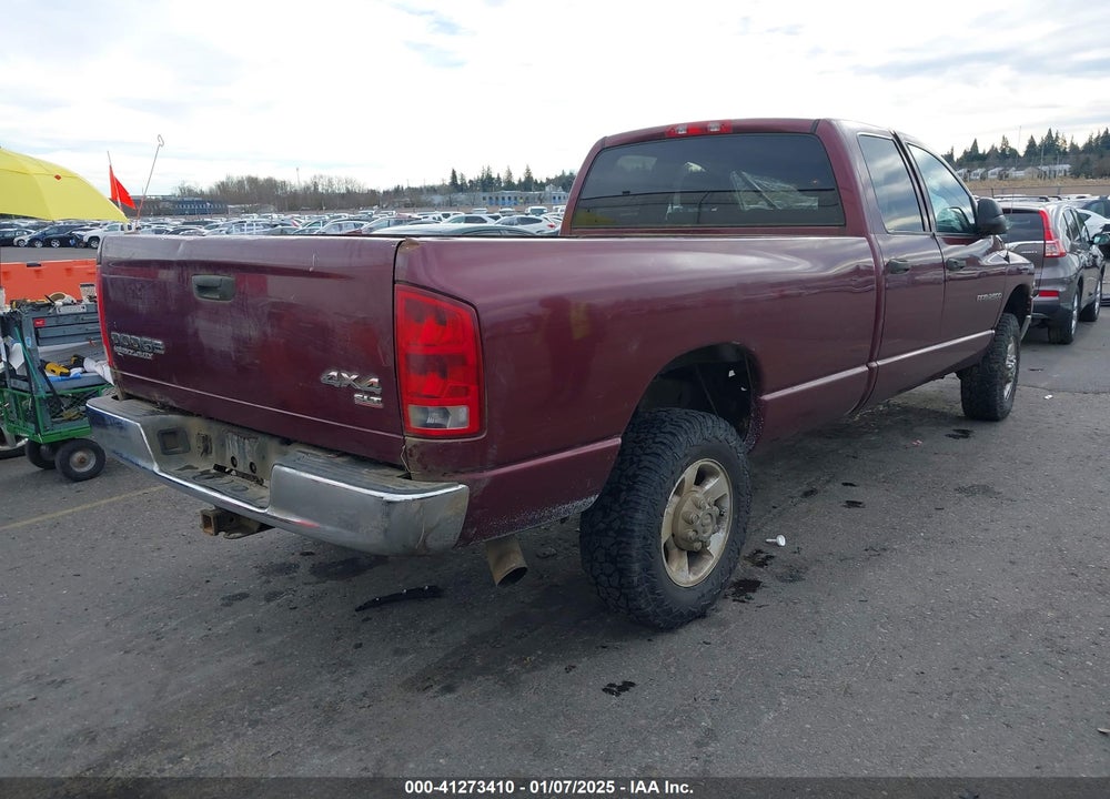 2003 DODGE RAM 2500 SLT/LARAMIE/ST VIN: 3D7KU28C23G765403