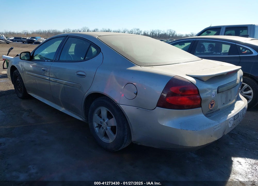 2008 PONTIAC GRAND PRIX VIN: 2G2WP552781144792