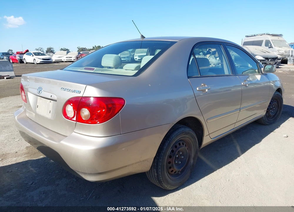 2008 TOYOTA COROLLA LE VIN: 1NXBR32E38Z974791