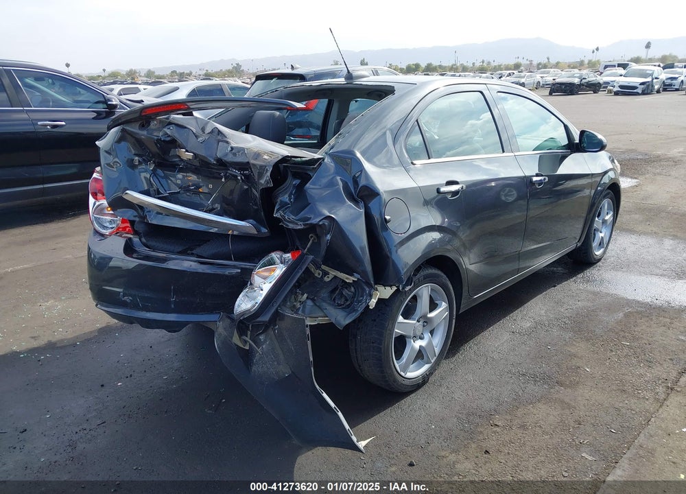 2016 CHEVROLET SONIC LTZ AUTO VIN: 1G1JE5SB7G4160258