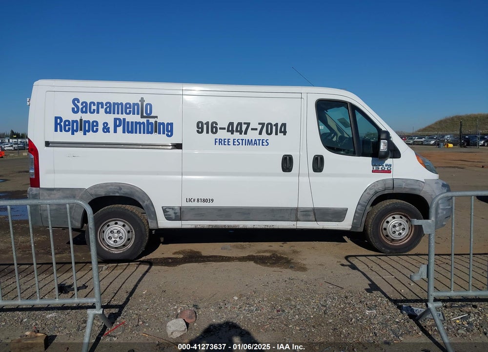 2015 RAM PROMASTER 1500 LOW ROOF VIN: 3C6TRVAG2FE513169