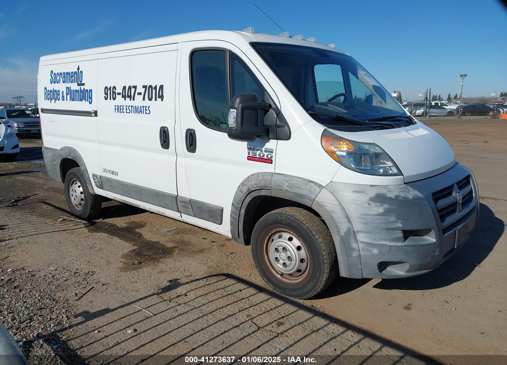 2015 RAM PROMASTER 1500 LOW ROOF VIN: 3C6TRVAG2FE513169