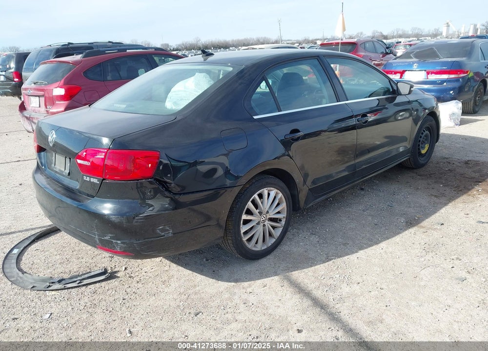 2012 VOLKSWAGEN JETTA 2.5L SEL VIN: 3VWLX7AJ1CM320399