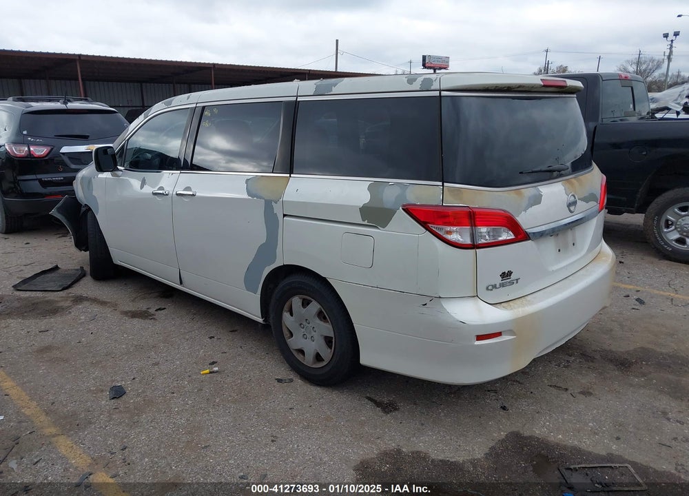 2011 NISSAN QUEST S VIN: JN8AE2KP3B9009421