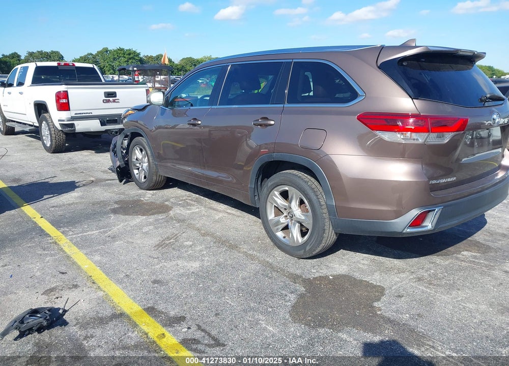 2019 TOYOTA HIGHLANDER LIMITED VIN: 5TDYZRFH1KS304576