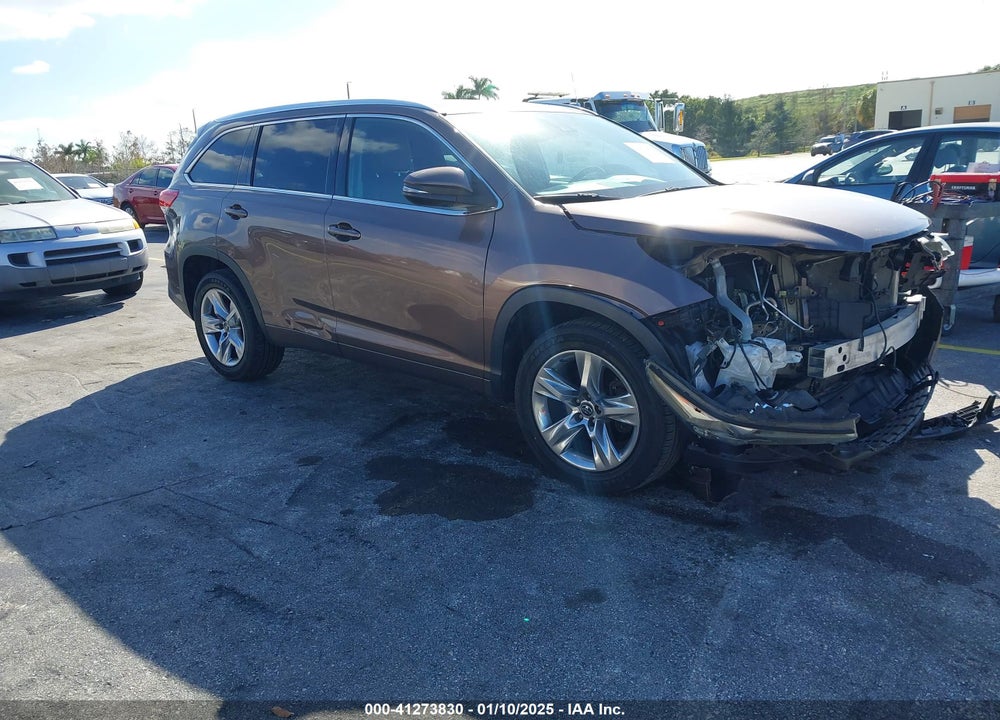 2019 TOYOTA HIGHLANDER LIMITED VIN: 5TDYZRFH1KS304576