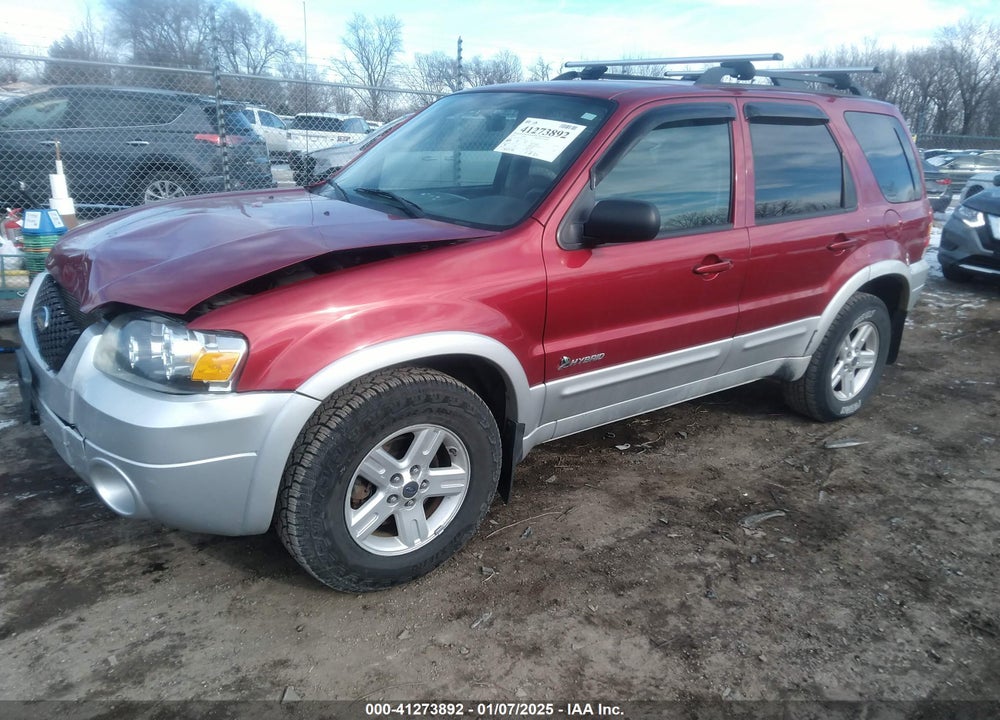 2007 FORD ESCAPE HYBRID VIN: 1FMYU59H67KA23726