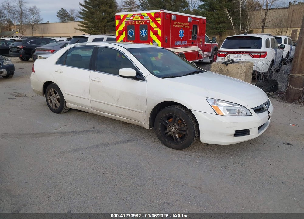 2007 HONDA ACCORD 2.4 EX VIN: 1HGCM56737A078474
