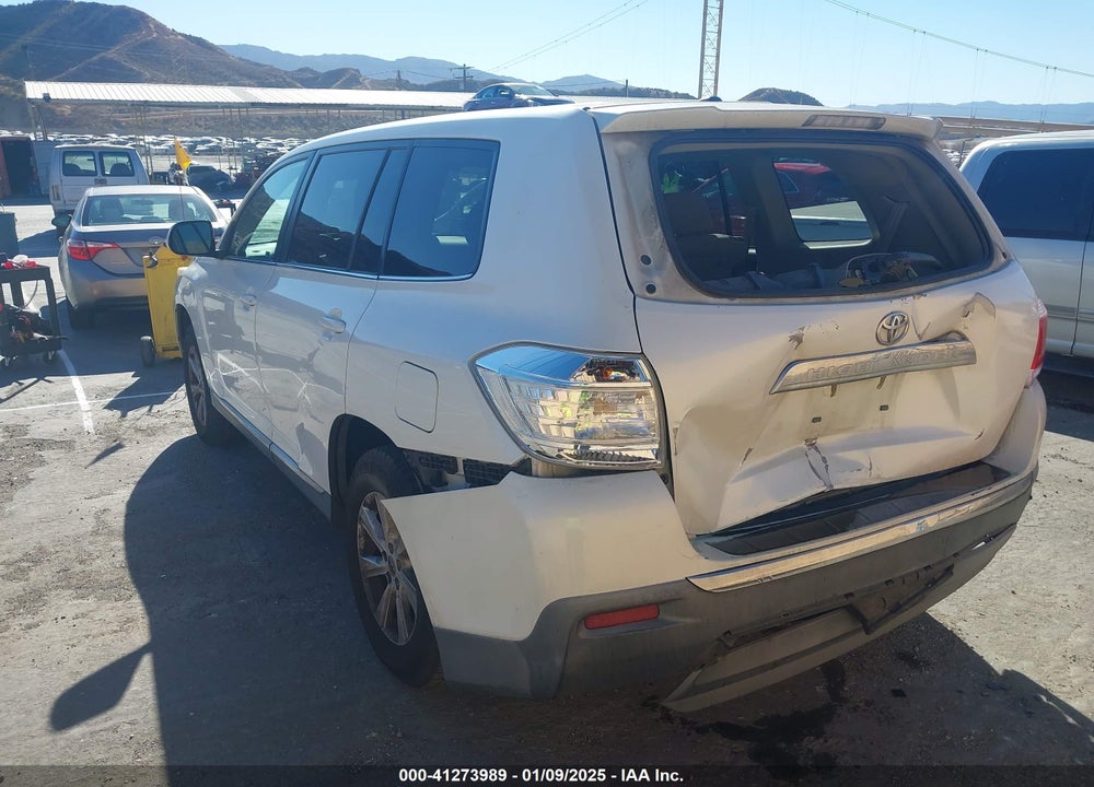 2011 TOYOTA HIGHLANDER VIN: 5TDZA3EH4BS012267