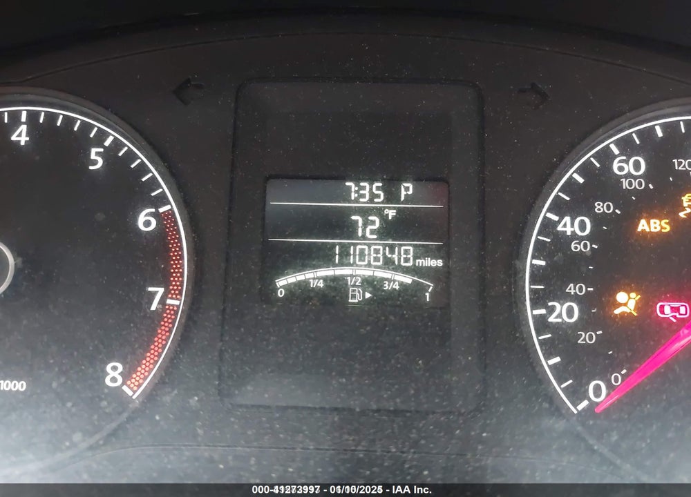 2013 VOLKSWAGEN JETTA 2.0L S VIN: 3VW2K7AJXDM247321