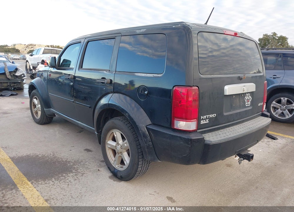 2007 DODGE NITRO SLT/RT VIN: 1D8GU58K47W737474