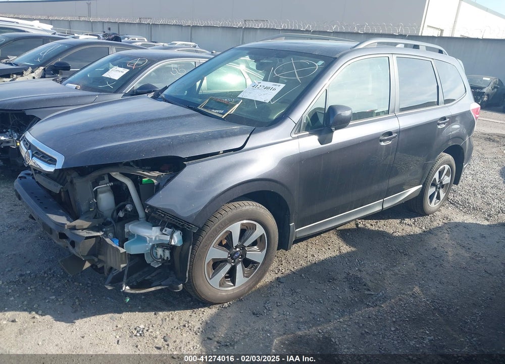 2018 SUBARU FORESTER 2.5I PREMIUM VIN: JF2SJAGC0JH492237