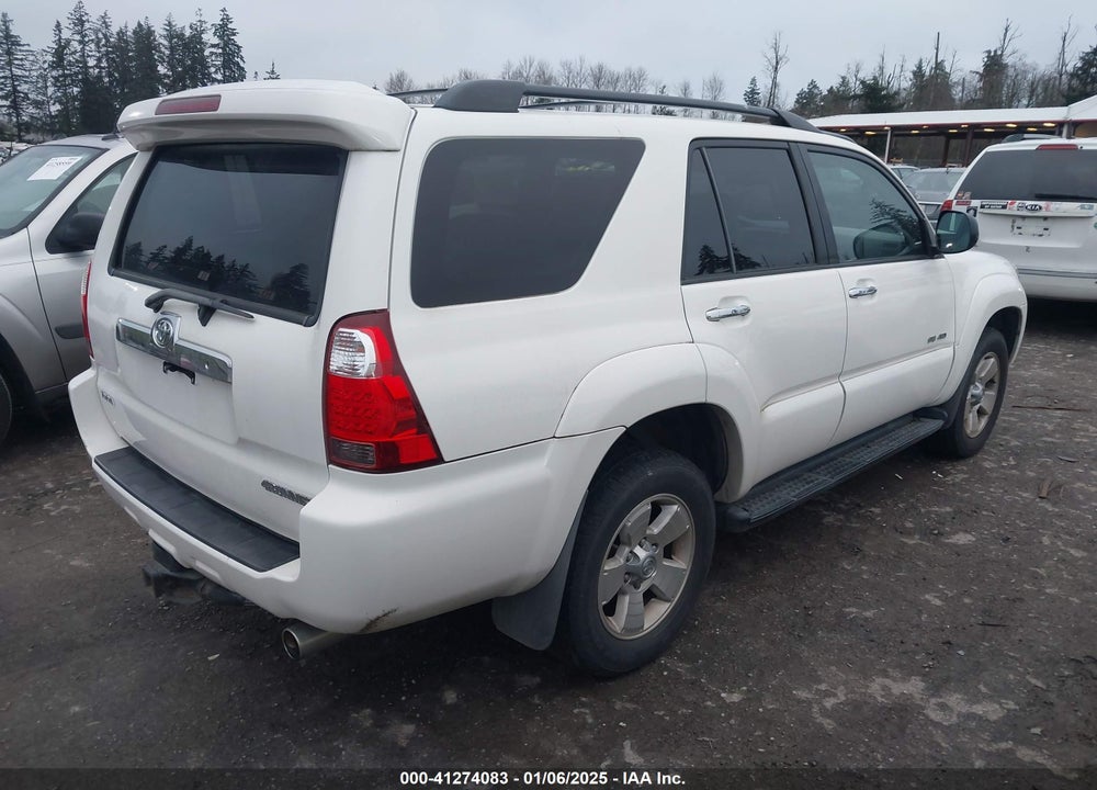 2006 TOYOTA 4RUNNER SR5 V8 VIN: JTEBT14R760059498