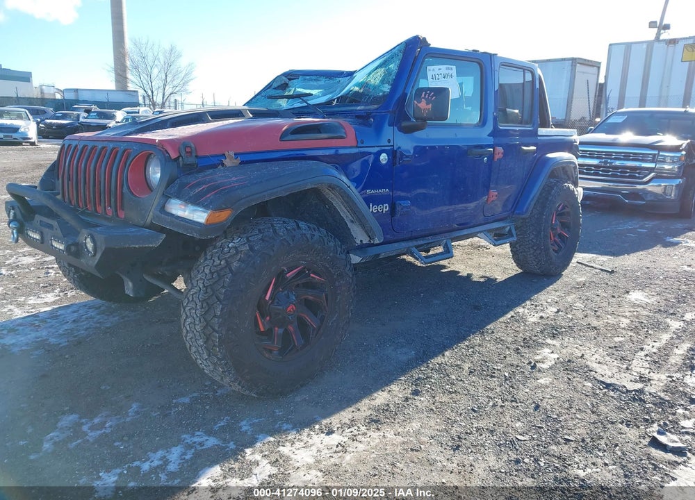 2018 JEEP WRANGLER UNLIMITED SAHARA VIN: 1C4HJXEN3JW230594