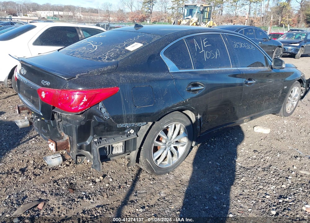 2014 INFINITI Q50 PREMIUM VIN: JN1BV7ARXEM692089
