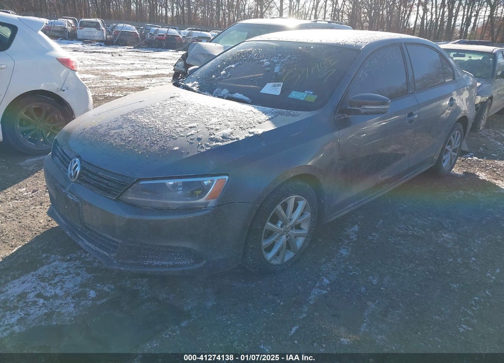 2012 VOLKSWAGEN JETTA 2.5L SE VIN: 3VWDP7AJ4CM349268