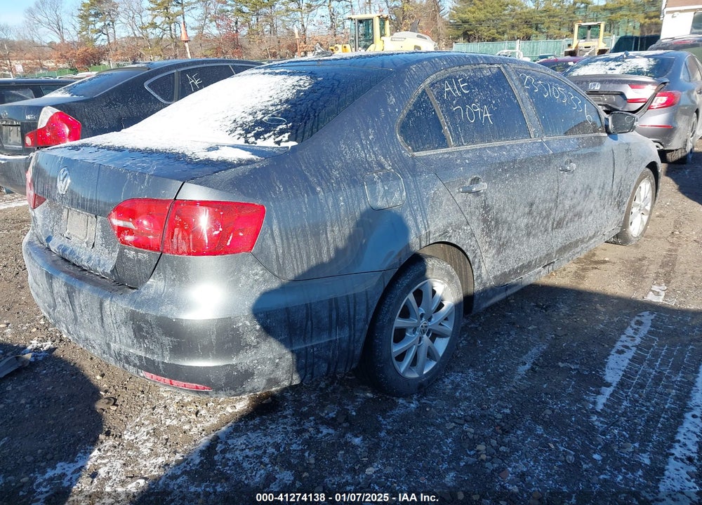 2012 VOLKSWAGEN JETTA 2.5L SE VIN: 3VWDP7AJ4CM349268