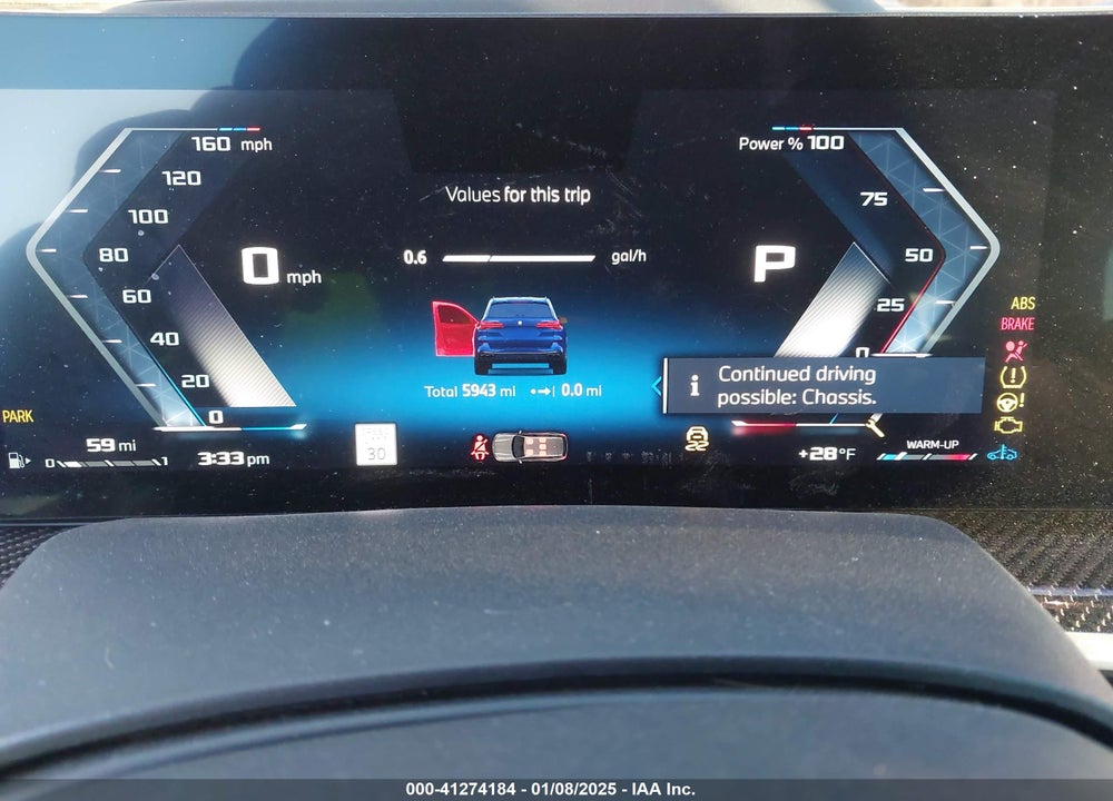 2025 BMW X5 M60I VIN: 5UX33EU04S9W34632