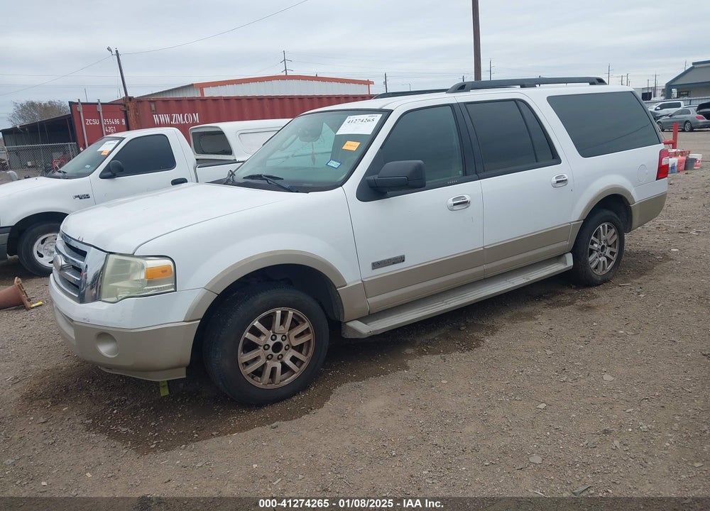 2007 FORD EXPEDITION EL EDDIE BAUER VIN: 1FMFK17527LA17804