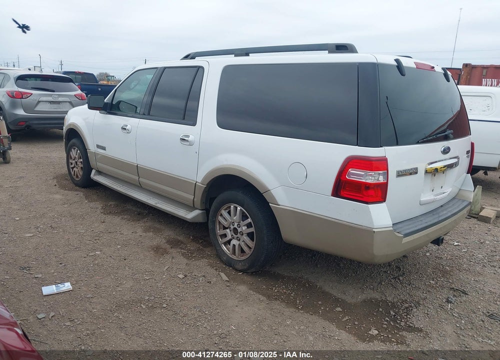 2007 FORD EXPEDITION EL EDDIE BAUER VIN: 1FMFK17527LA17804