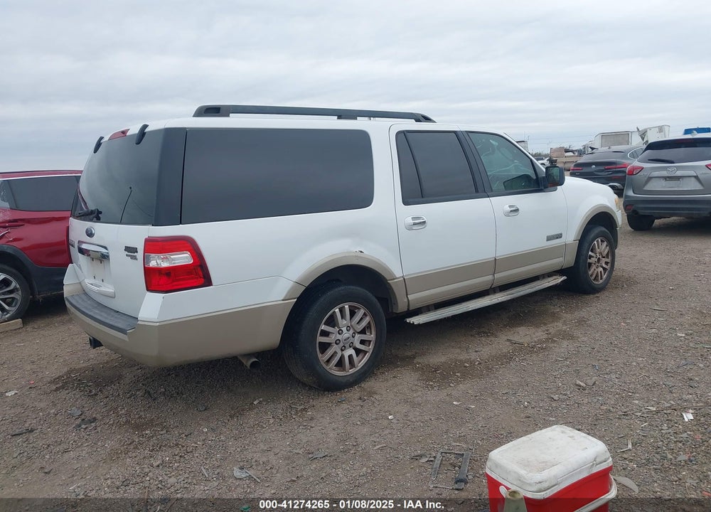 2007 FORD EXPEDITION EL EDDIE BAUER VIN: 1FMFK17527LA17804