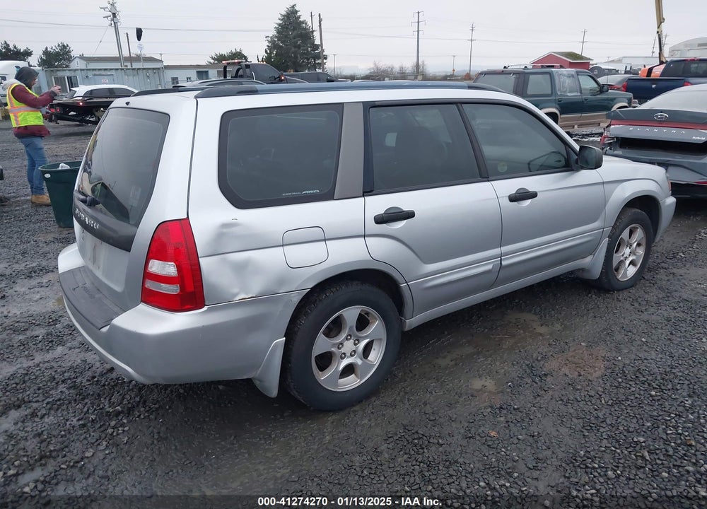 2005 SUBARU FORESTER 2.5XS VIN: JF1SG65645H702308