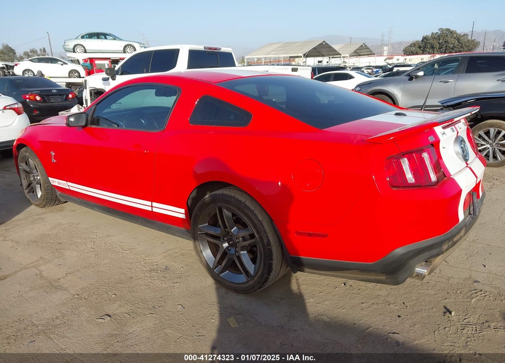 2011 FORD SHELBY GT500 VIN: 1ZVBP8JSXB5140921