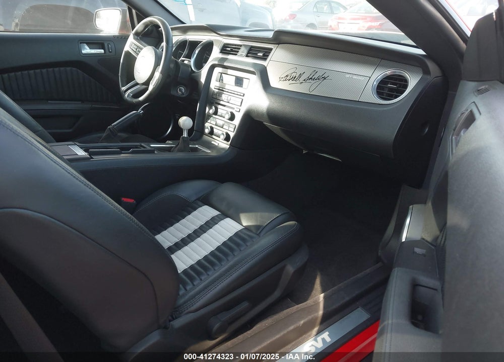 2011 FORD SHELBY GT500 VIN: 1ZVBP8JSXB5140921