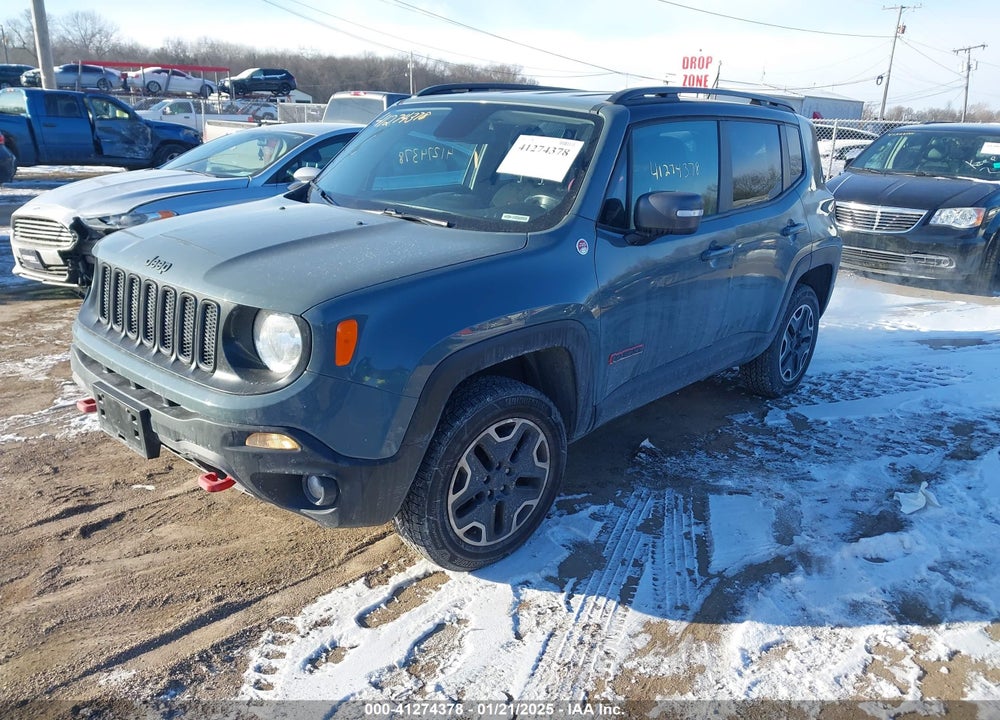 2016 JEEP RENEGADE TRAILHAWK VIN: ZACCJBCT0GPD09113