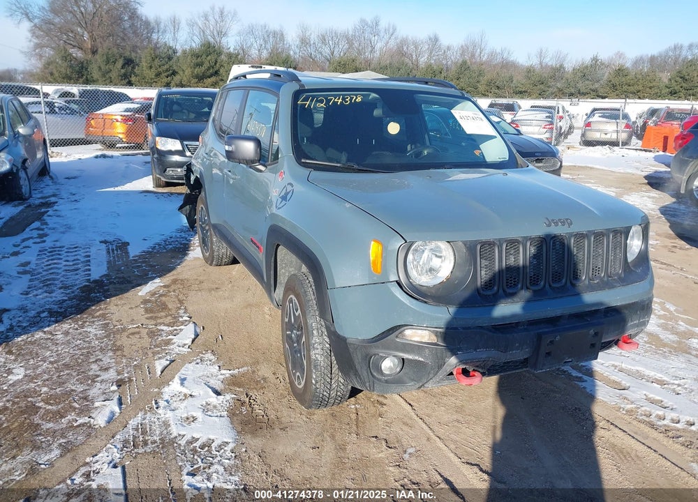 2016 JEEP RENEGADE TRAILHAWK VIN: ZACCJBCT0GPD09113