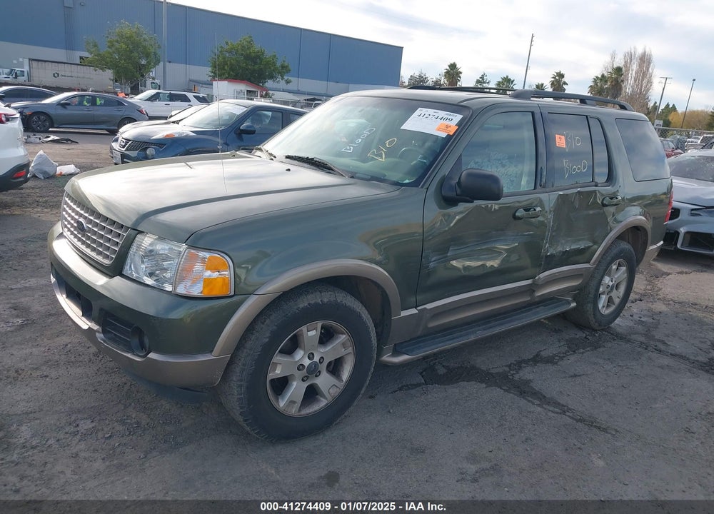 2003 FORD EXPLORER EDDIE BAUER VIN: 1FMZU74K73ZB51462