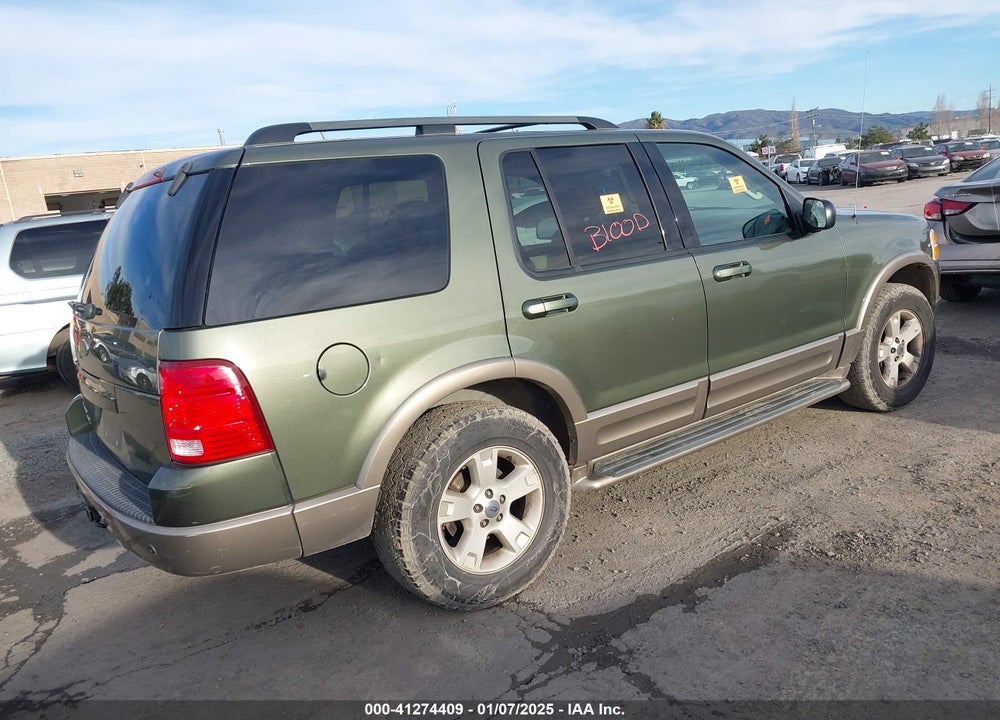 2003 FORD EXPLORER EDDIE BAUER VIN: 1FMZU74K73ZB51462