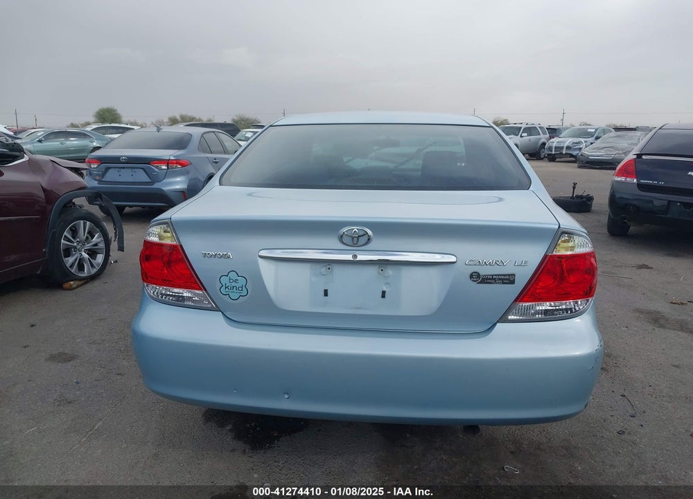 2005 TOYOTA CAMRY LE VIN: 4T1BE32KX5U570805