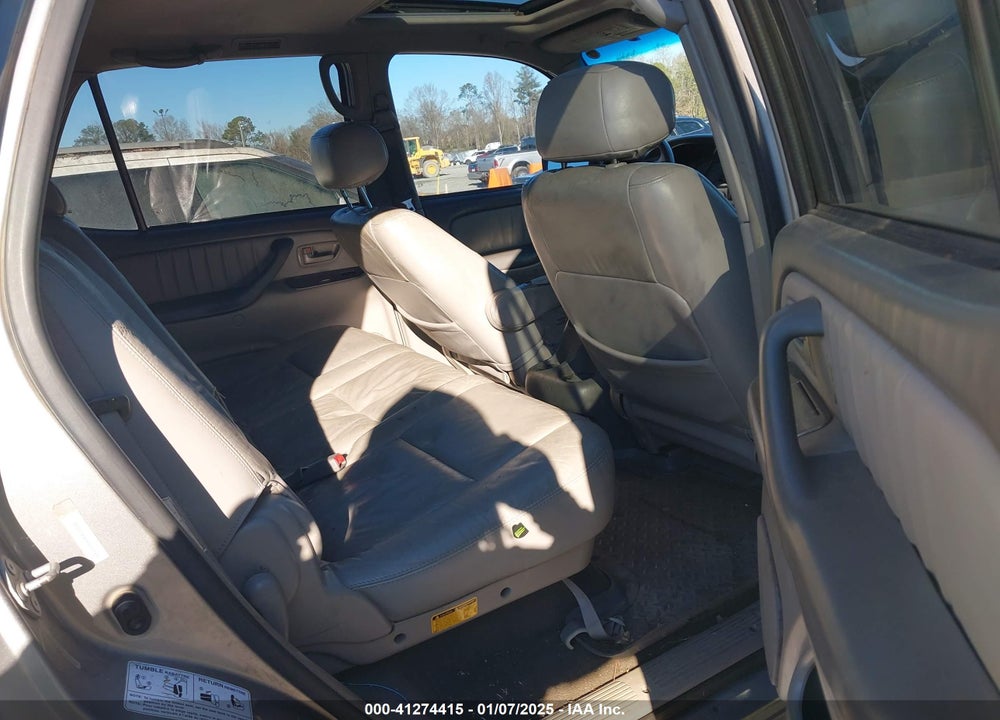 2004 TOYOTA SEQUOIA LIMITED V8 VIN: 5TDZT38A34S238330