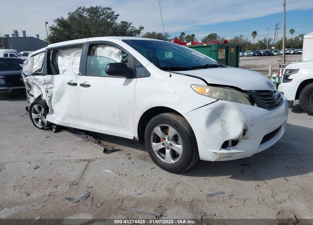 2011 TOYOTA SIENNA VIN: 5TDKA3DC6BS001648