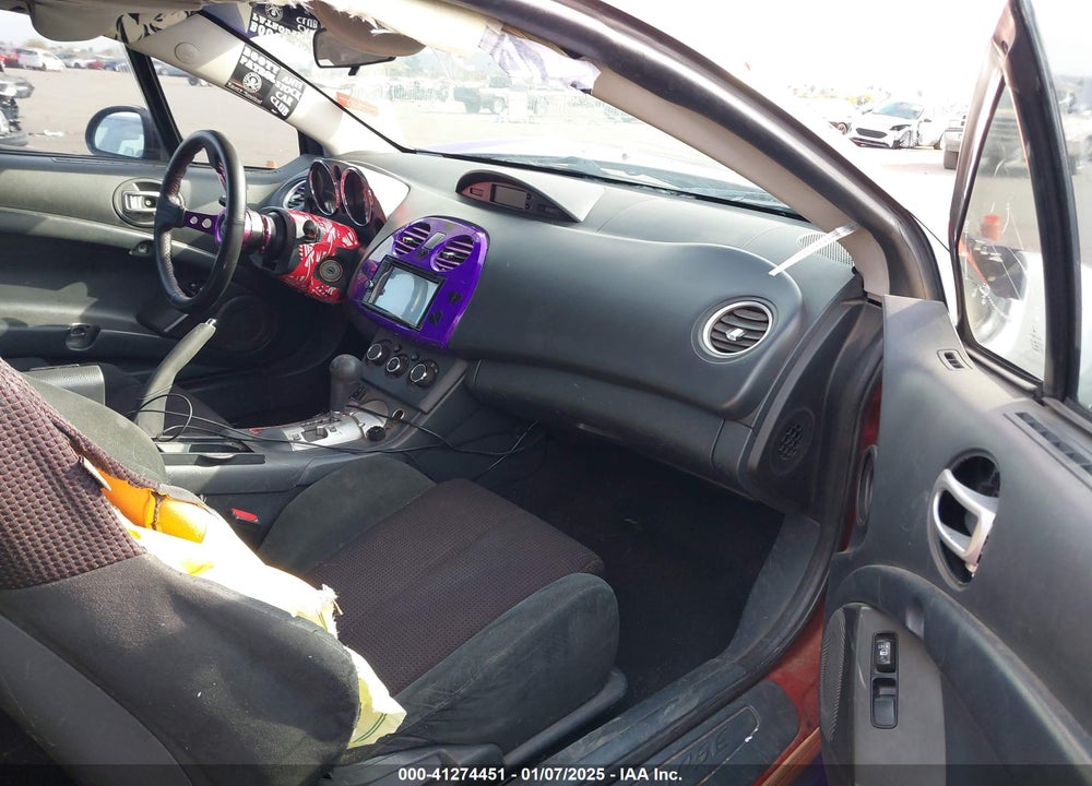 2009 MITSUBISHI ECLIPSE GS VIN: 4A3AK24F19E040657