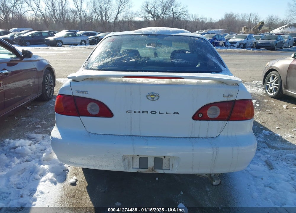2001 TOYOTA COROLLA LE VIN: 1NXBR12E81Z490397