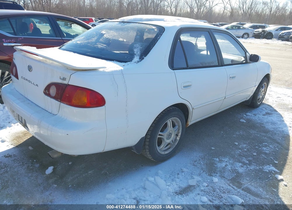 2001 TOYOTA COROLLA LE VIN: 1NXBR12E81Z490397